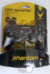   PC OMEGA GAMEPAD PHANTOM PRO USB BLACK