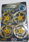 HOTWORKS RIM SET YELLOW 24mm