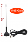 Mini Aerial TV Antenna  - 5 dB