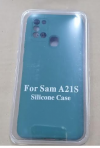 Silicone Case for Samsung A21S  Dark Green  (OEM)