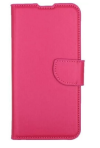 TCL-40SE IMMITATION LEATHER WALLET CASE FUSCHIA  (OEM)