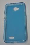 LG L65 L70 - TPU Gel Case transparent light blue (OEM)