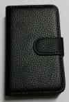 LG Optimus L3 II E430 - Leather Wallet Case Black (ΟΕΜ)