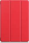 Δερμάτινη Θήκη Tri-fold με πίσω κάλυμμα σιλικόνης / Slim Book Case for Huawei MediaPad M5 8" Red (oem)