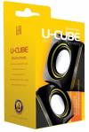 AUDIOBOX U-CUBE ΦΟΡΗΤΑ ΗΧΕΙΑ USB POWERED 2.O SPEAKERS B. YELLOW