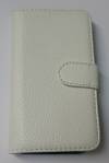 Motorola Moto X XT1052 - Leather Wallet Case White (OEM)