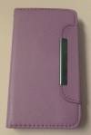 Nokia Lumia 630 / 635 - Leather Magnetic Wallet Case Purple (OEM)