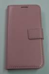 Leather Wallet Case With Silicone Back Cover for Samsung Galaxy J5 Prime Pink OEM