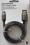 Καλώδιο Φόρτισης και Μεταφοράς Δεδομένων USB σε Lightning - 1.2m Ασημί