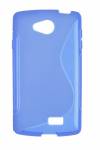 LG F60 D390 - Case TPU Gel S-Line Blue (OEM)