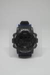 Men Waterproof Automatic  Sport Wrist Watch Silicone in Black with Blue Details(ΟΕΜ)