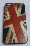 iPhone 4G / 4S Θήκη Πλαστικό Πίσω κάλυμμα Σημαία Ηνωμένου Βασίλειου (OEM)