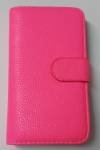 Motorola Moto X XT1052 - Leather Wallet Case Light Pink (OEM)