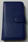 Sony Xperia Z3 Compact - Leather Wallet Case Blue (OEM)