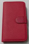 Sony Xperia Z3 Compact - Leather Wallet Case Magenta (OEM)