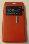 ZTE Blade A450 - Leather Flip Case With Window Red (ΟΕΜ)