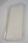 iPhone 5 / 5S - Πλαστική Θήκη με Μπροστινό Κάλυμμα Σιλικόνης Διάφανο /  Λευκό (OEM