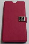 Sony Xperia SP M35h - Leather Wallet Case With Magnetic Flip Magenta (OEM)