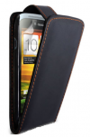 Leather Flip Case for HTC One S (Black) OEM