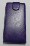 Huawei Ascend G630 - Leather Flip Case Purple (OEM)