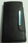 Nokia Lumia 830 - Leather Magnetic Wallet Case Black (OEM)