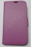 Vodafone Smart 4 max - Leather Wallet Stand Case Magenta (ΟΕΜ)