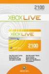 XBox Live 2100 Points Card /  Gift Card 25 euro(XBOX 360)