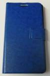 LG G3 S D722 (G3 MINI) - Leather Wallet Stand Case With Hard Back Cover Blue (OEM)