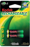  Kodak AAA 1000mAh  / 1.2 Volt Blister (2  )