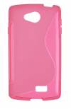 LG F60 D390 - Case TPU Gel S-Line Pink (OEM)