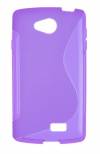 LG F60 D390 - Case TPU Gel S-Line Purple (OEM)
