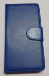 Leather Wallet Case for Huawei Ascend P7 Mini Blue (OEM)