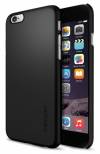 Θήκη Πλαστικό Πίσω Κάλυμμα Thin Fit για Apple iPhone 6 / 6S 4.7" Μαύρο (SGP10936) (Spigen)