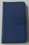 Sony Xperia L - Leather Wallet Stand Case Blue (OEM)