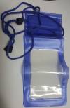 Αδιάβροχη θήκη για κινητά / mp3 έως 5.7 intses - Μπλε Transparent Waterproof Case for various mobile phones (OEM)