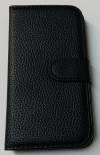 LG G2 Mini (D620) - Leather Wallet Stand Case Black (OEM)