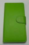 Sony Xperia M4 Aqua/M4 Aqua Dual - Leather Wallet Case Green (OEM)