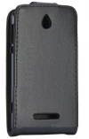 Sony Xperia E dual Δερμάτινη θήκη Flip Μαύρη (OEM) Sony Xperia E dual Δερμάτινη θήκη Flip Μαύρη (OEM)