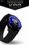 K88 Smart Watch Stainless Steel Black