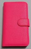 Sony Xperia Z2 - Leather Wallet Stand Case Magenta (OEM)