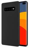 Μαύρη θήκη σιλικόνης πίσω μέρος για Samsung Galaxy S10e (oem)