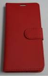 Leather Wallet/Case With Hard Back Cover for HTC One E9+ Red (OEM)