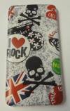 Huawei Ascend G620s - TPU Gel Case With Skulls (OEM)