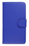 Motorola Moto G 2014 / Moto G2 XT1068 - Leather Wallet Case Blue (OEM)