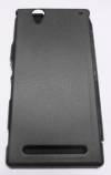 SONY XPERIA T2 ULTRA D5303 / Sony Xperia T2 Ultra Dual  D5322 - Leather MagneticCase With Hard Back Cover Black (ΟΕΜ)