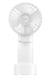 Hoco F11   Powerbank 5V/2A   with Rechargeable Fan 4000mAh White