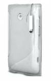 LG Optimus L3 E400 - TPU Gel S-Line Case Clear (OEM)