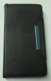 Leather Magnetic Wallet/Case for Alcatel One Touch Pop C9 OT-7047D Black (OEM)