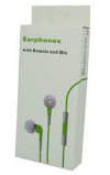 Green Stereo Earphones and MIC Handsfree lice type με ένταση για iPhone 3GS & 4 / 4S MB770FE/BG (OEM)