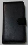 Huawei Ascend G7 - Leather Wallet Case Black (OEM)